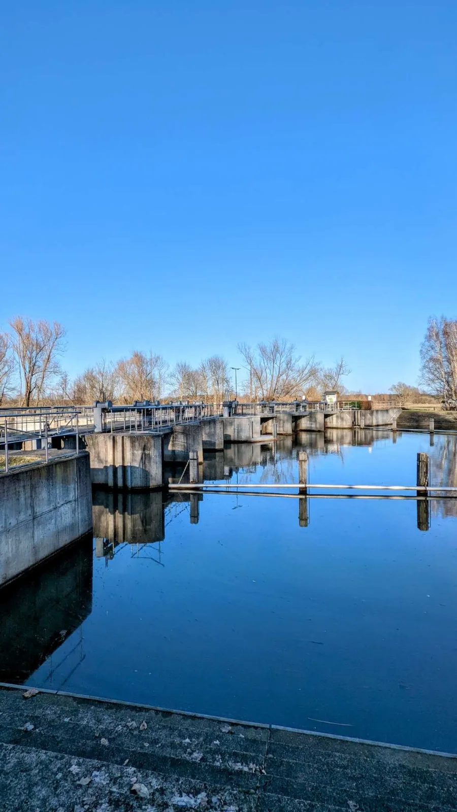 Wehranlage in Leibsch an der Spree