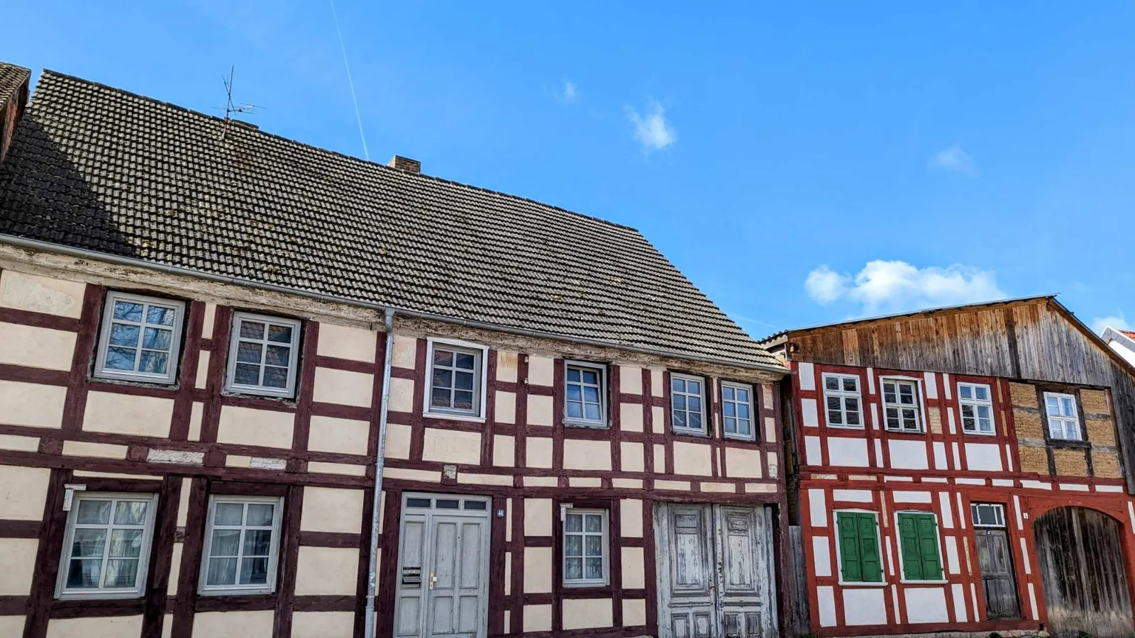 Fachwerkhäuser in der Altstadt von Trebbin