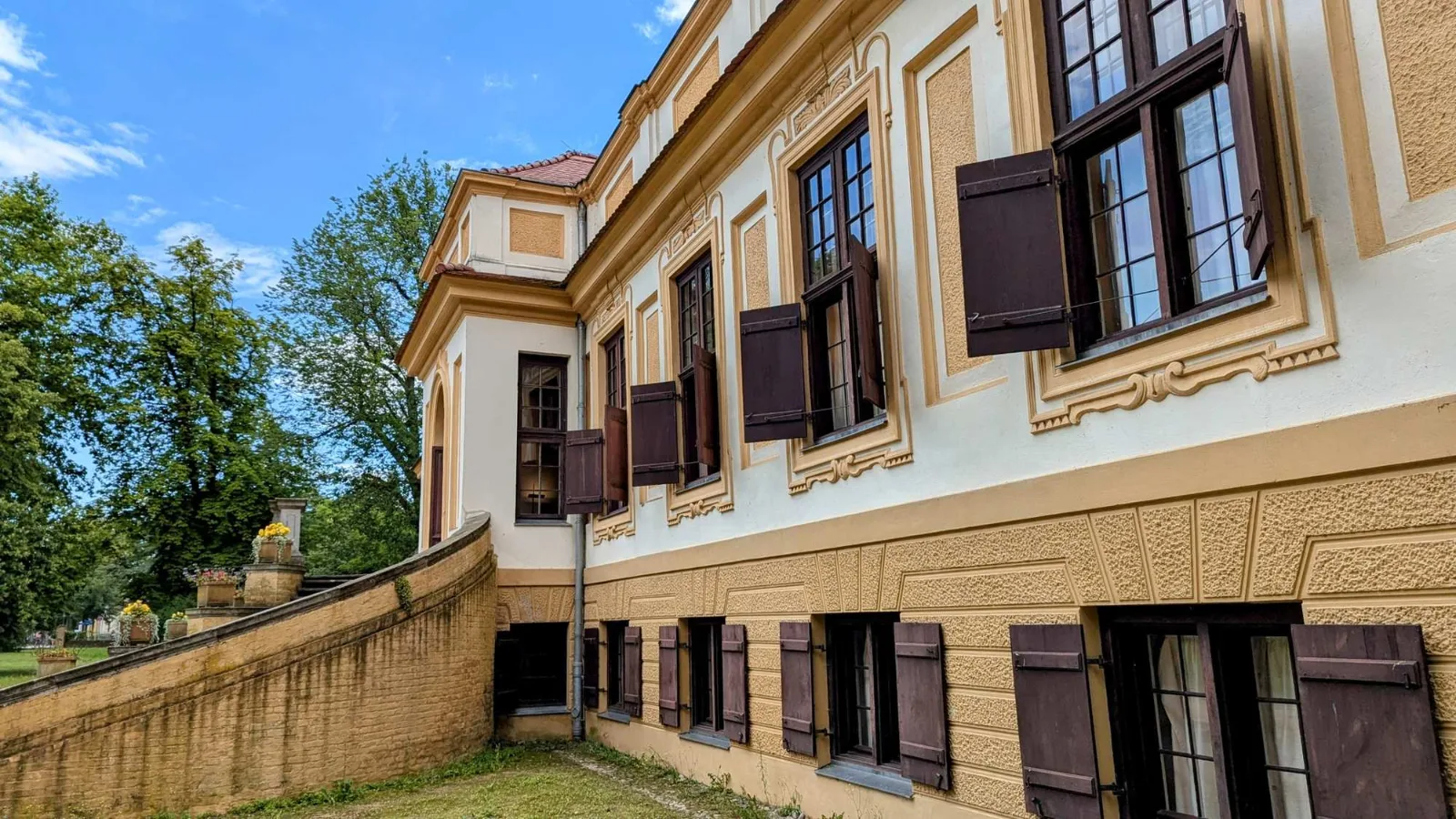 Fassadendetail am Schloss Caputh