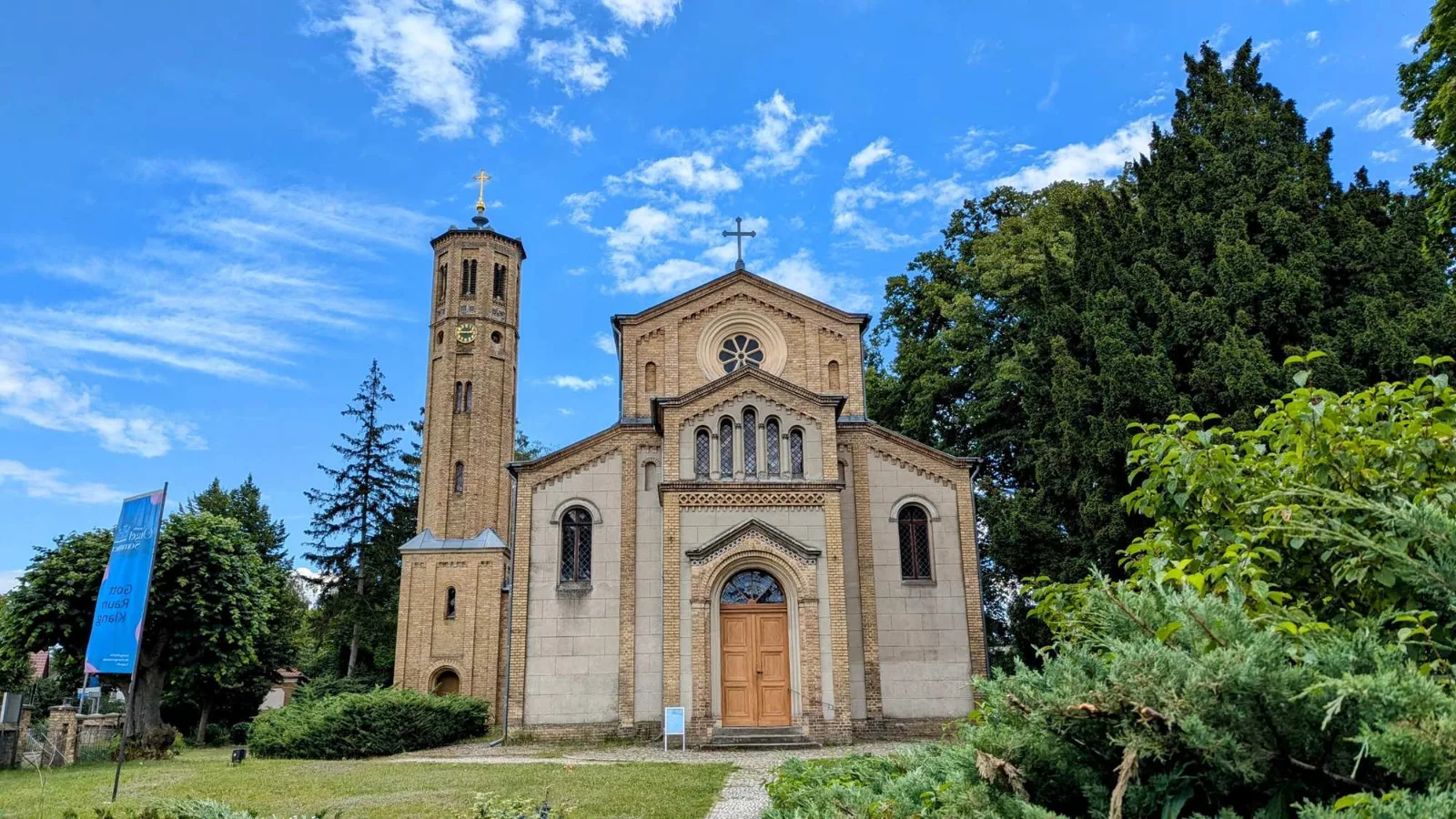Kirche Caputh nach Entwurf von Friedrich August Stüler