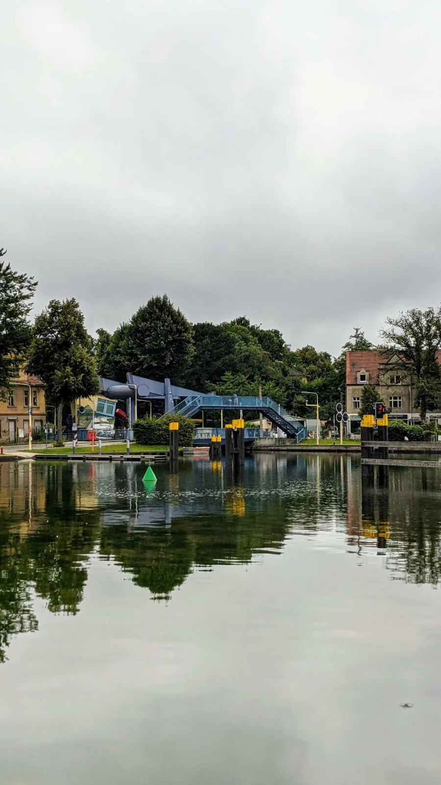 Woltersdorfer Schleuse zwischen Kalksee und Flakensee