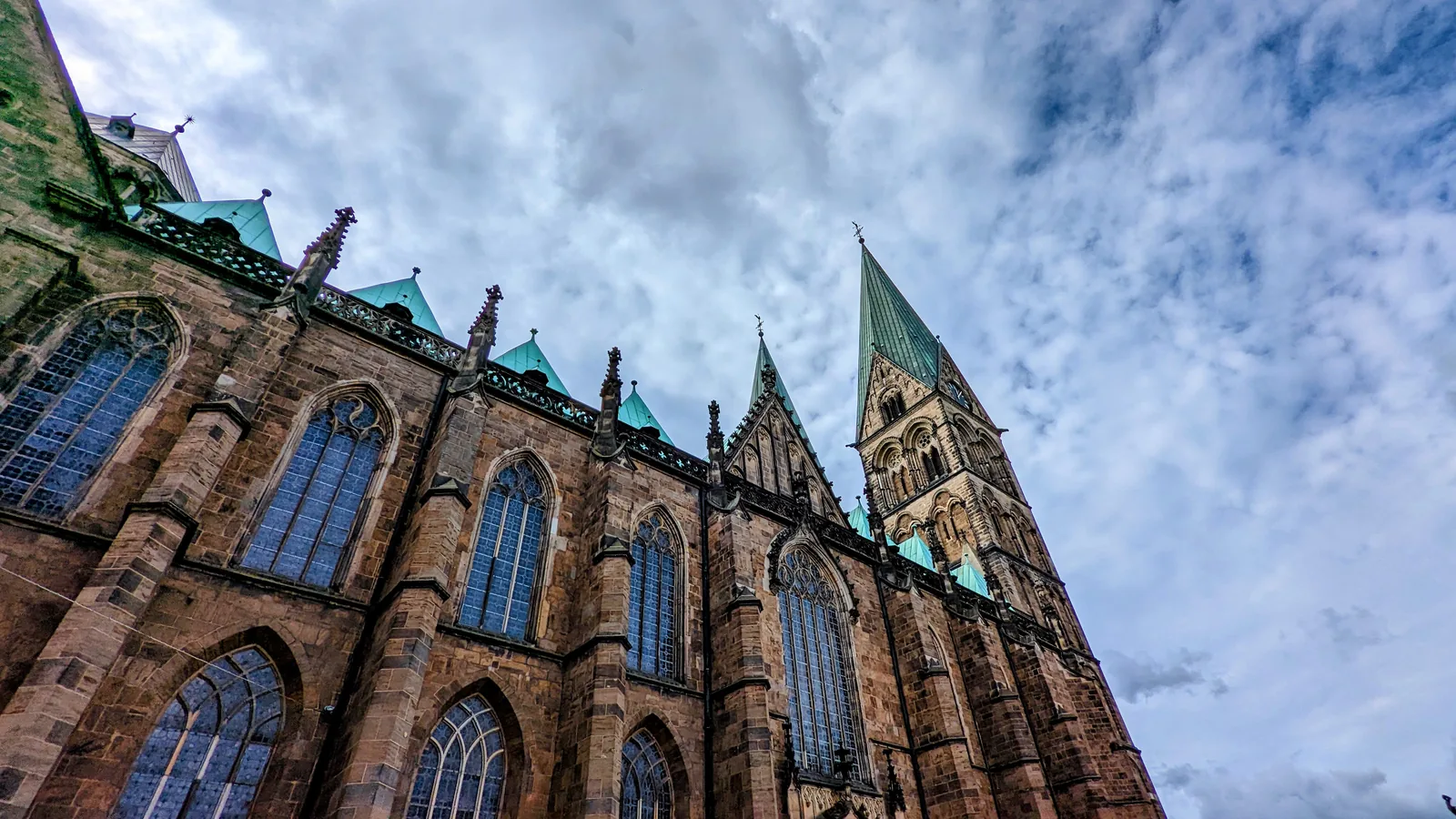 St.-Petri-Dom in Bremen, Seitenansicht