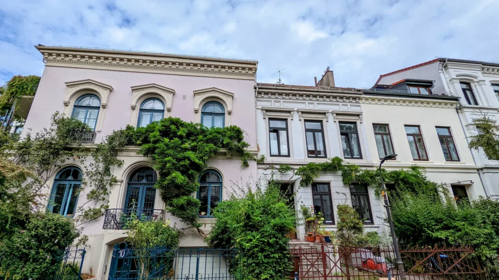 Wohnhäuser an einer Straße im Ostertor-Viertel in Bremen