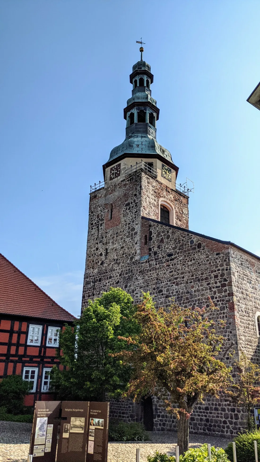 Turm der Stadtkirche St. Marien in Bad Belzig