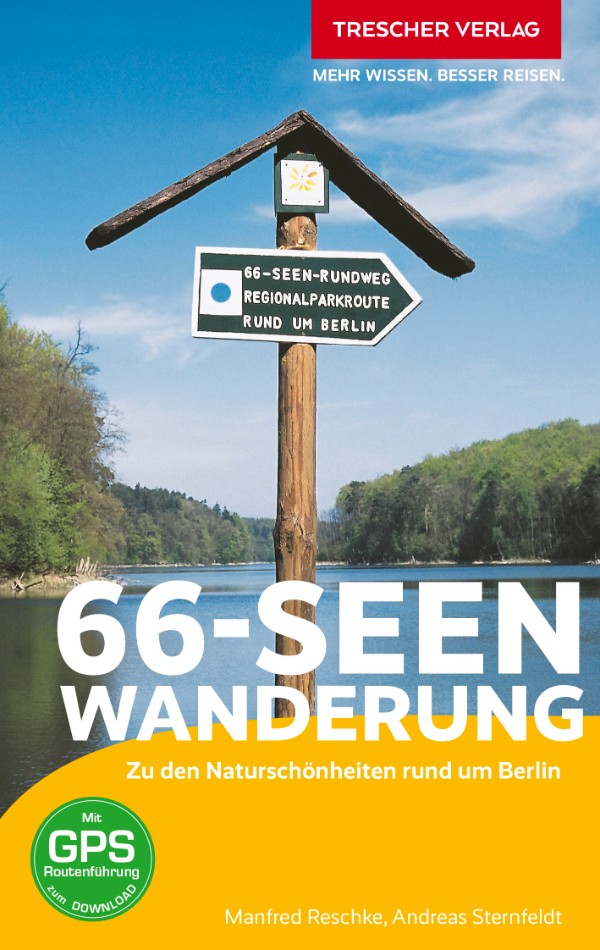 Buchcover: Manfred Reschke und Andreas Sternfeldt, 66-Seen-Wanderung