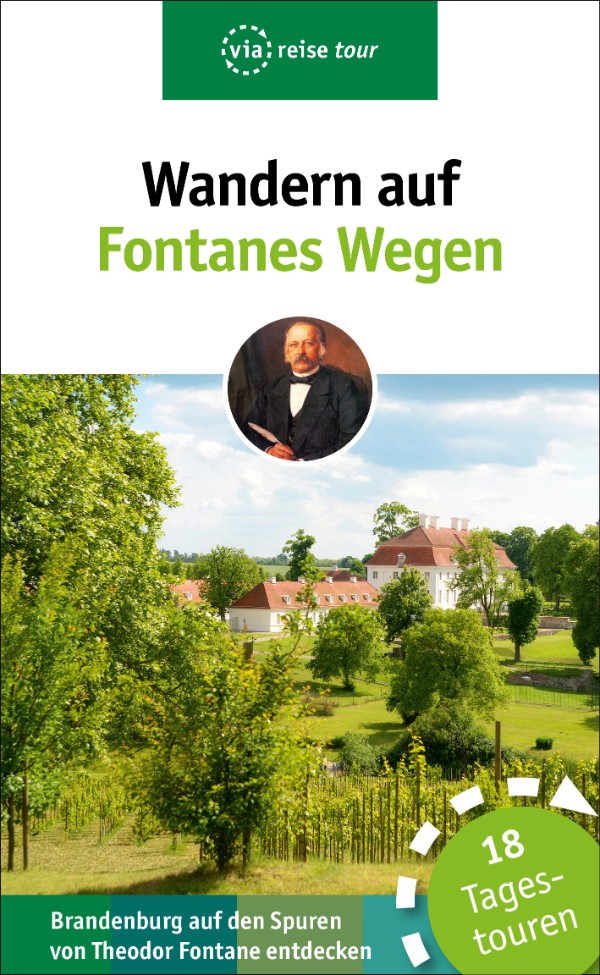 Buchcover: Ulrike Wiebrecht, Wandern auf Fontanes Wegen