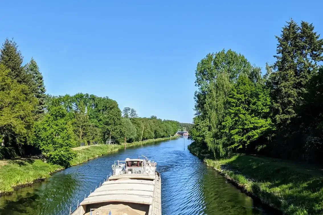 Lastkahn auf der Dahme