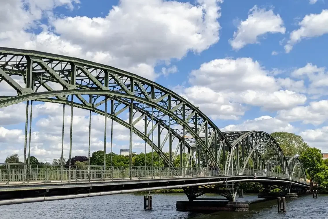 Stahlbrücke über die Havel