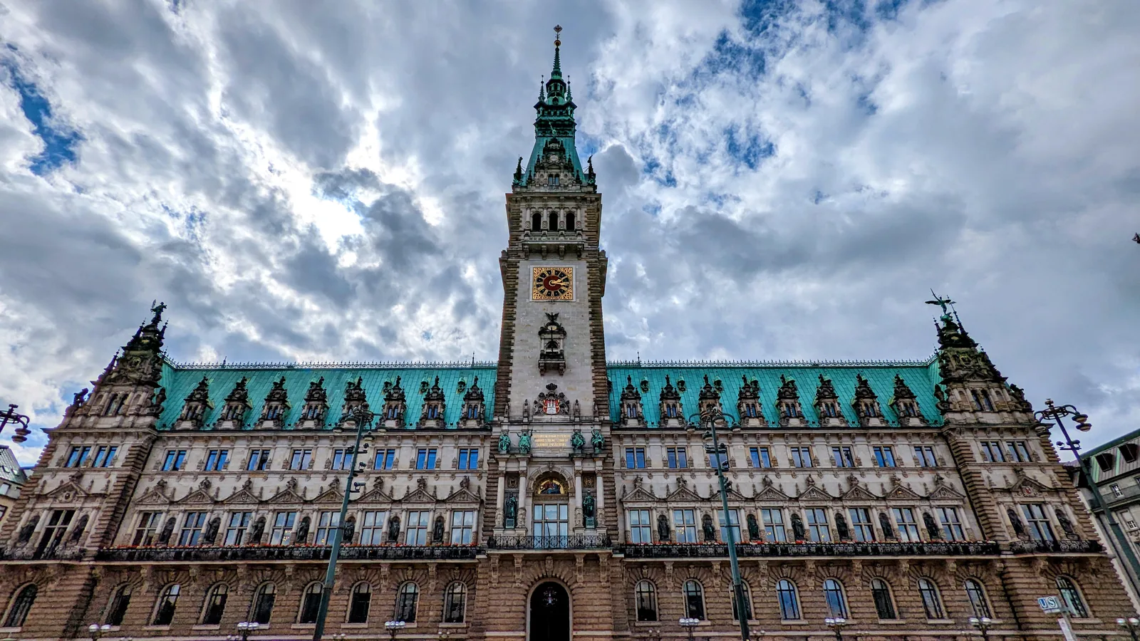 Hamburger Rathaus am Rathausmarkt