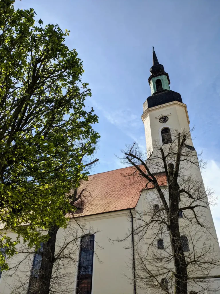 Stadtkirche St. Nikolai in Lübbenau mit Kirchturm