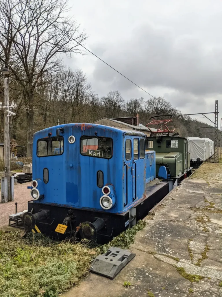Triebwagen der Buckower Kleinbahn in Buckow