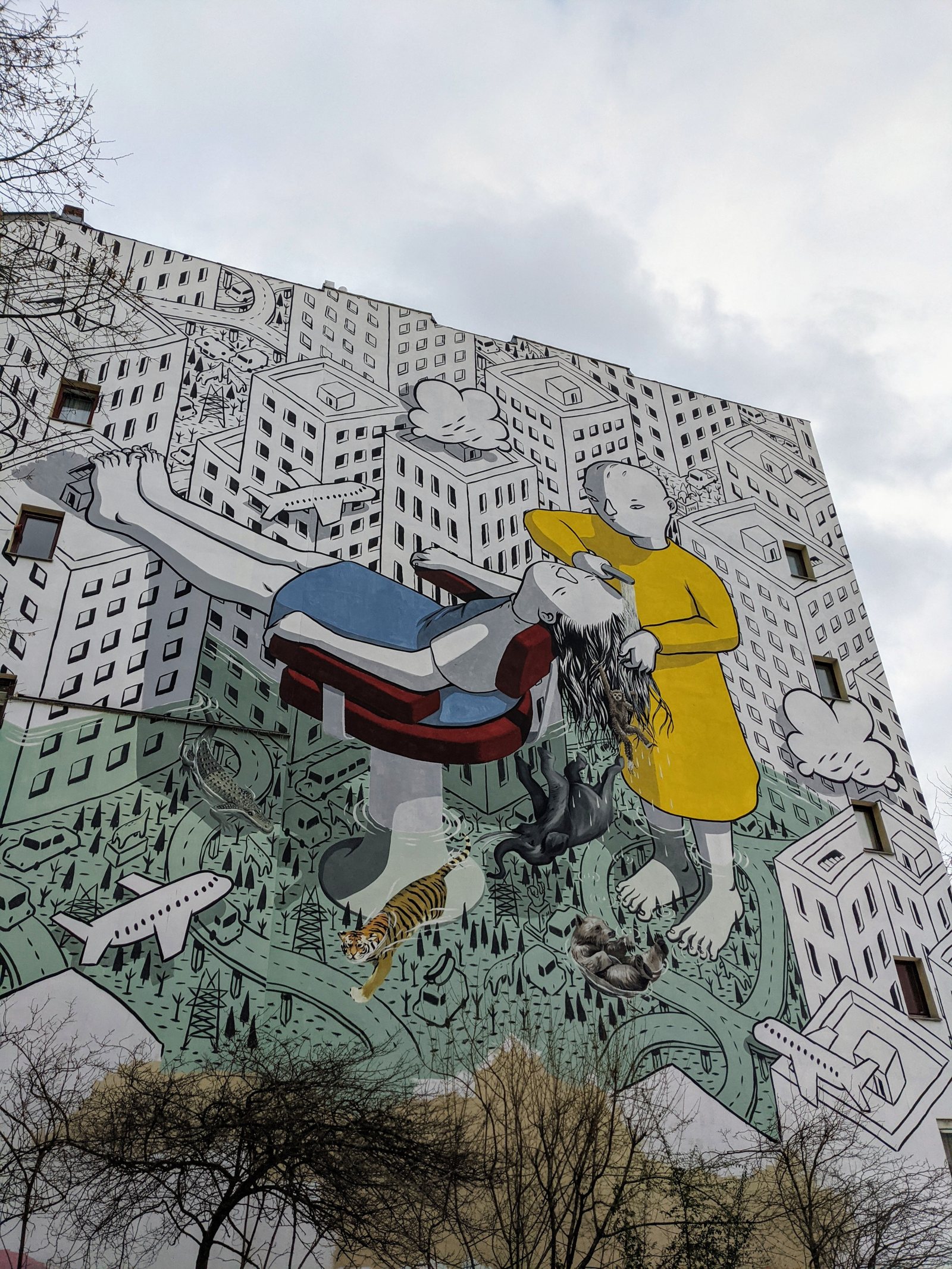 Millo: My Head is a Jungle in der Luckauer Straße in Kreuzberg