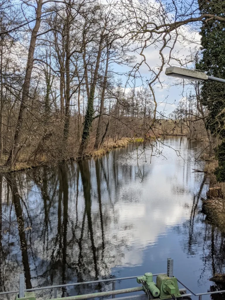 Havel am Großen Wehr in Sachsenhausen