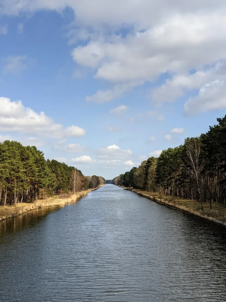 Oder-Havel-Kanal von der Grabowseebrücke aus