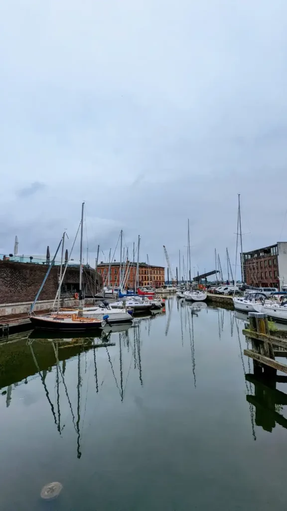 Segelboote im Hafen von Stralsund