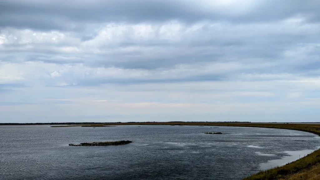 Wasserfläche im Rantumbecken auf Sylt