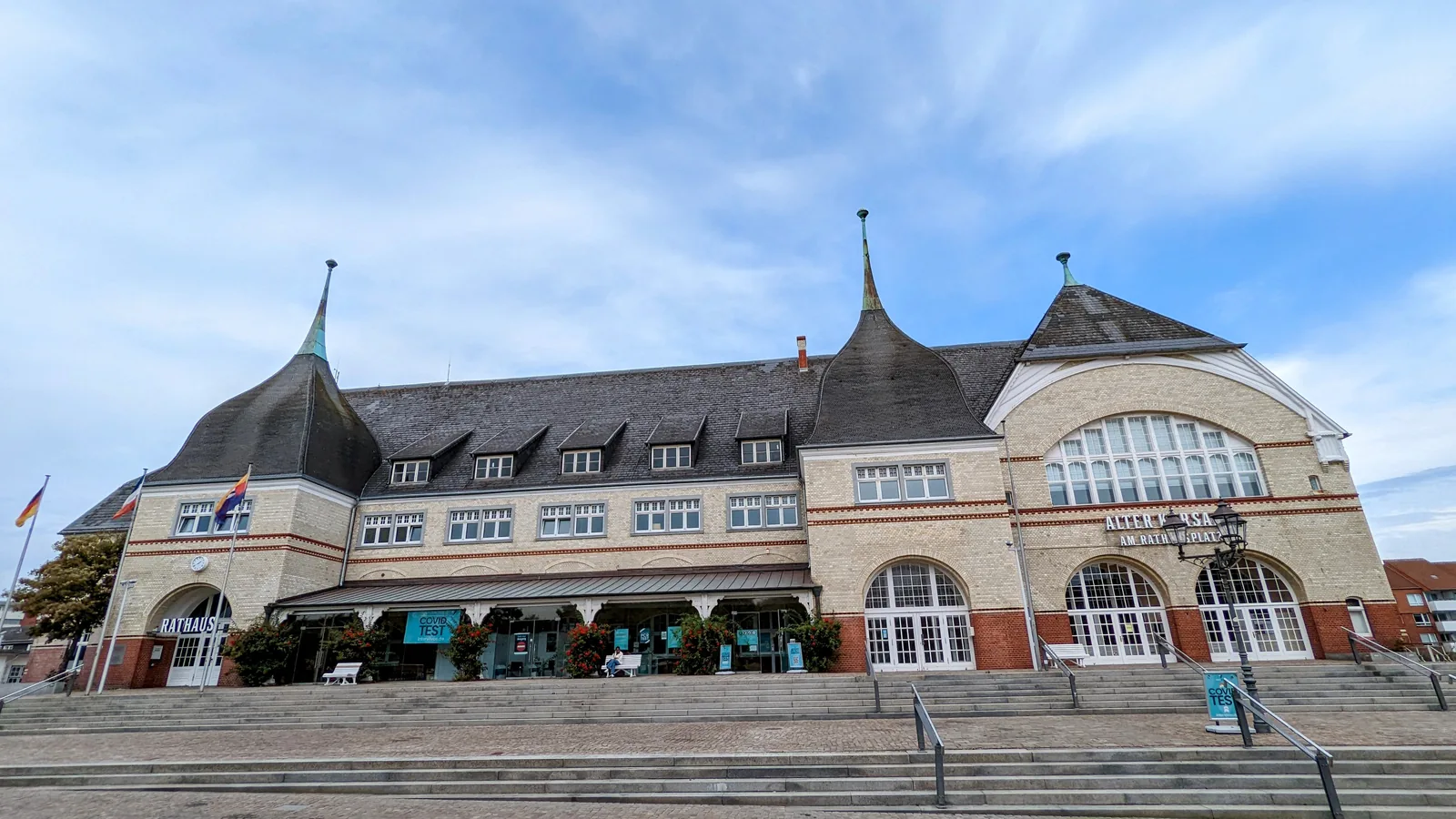 Alter Kursaal am Rathausplatz in Westerland auf Sylt