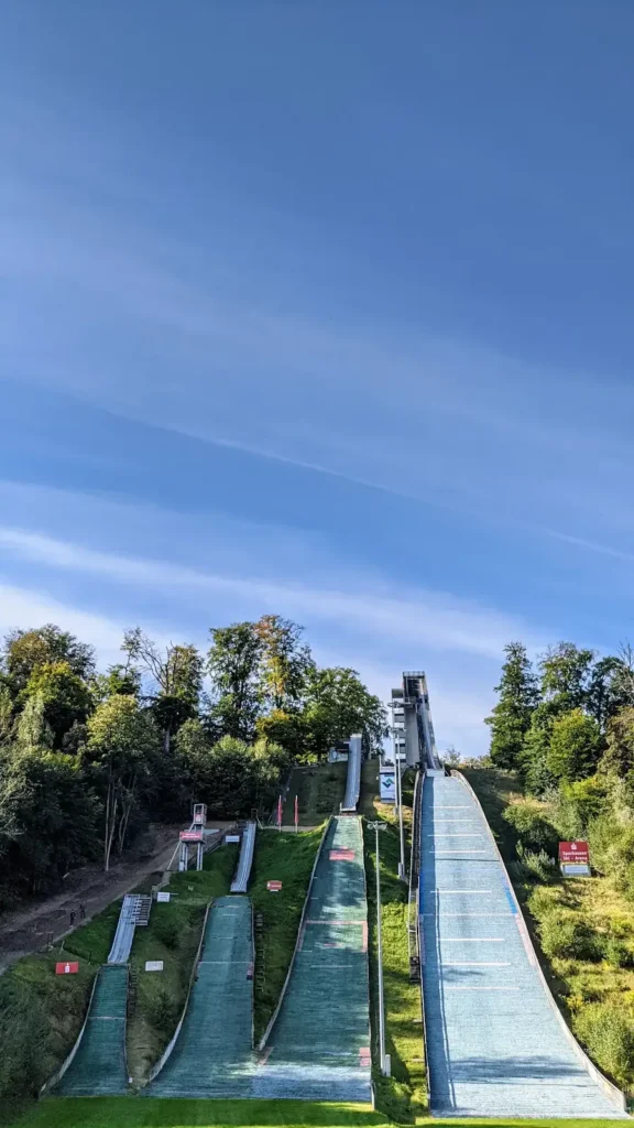 Skisprungschanzen in der Ski-Arena Bad Freienwalde