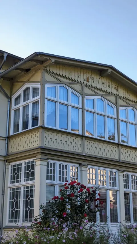 Holzveranda, Friedenstraße, Heringsdorf, Usedom
