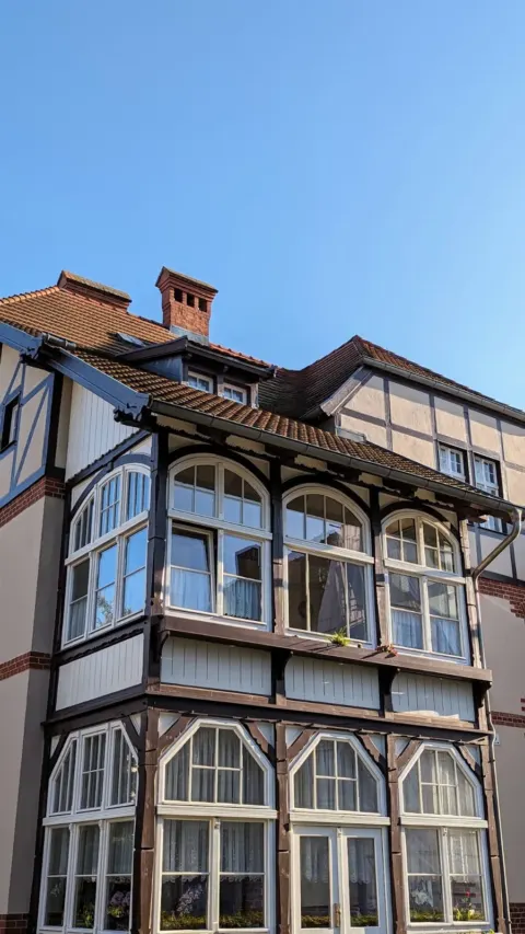 Fachwerkvilla, Brunnenstraße, Heringsdorf, Usedom